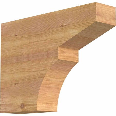 Ekena Millwork Monterey Smooth Rafter Tail, Western Red Cedar, 3 1/2"W x 12"H x 16"L RFT04X12X16MON00SWR